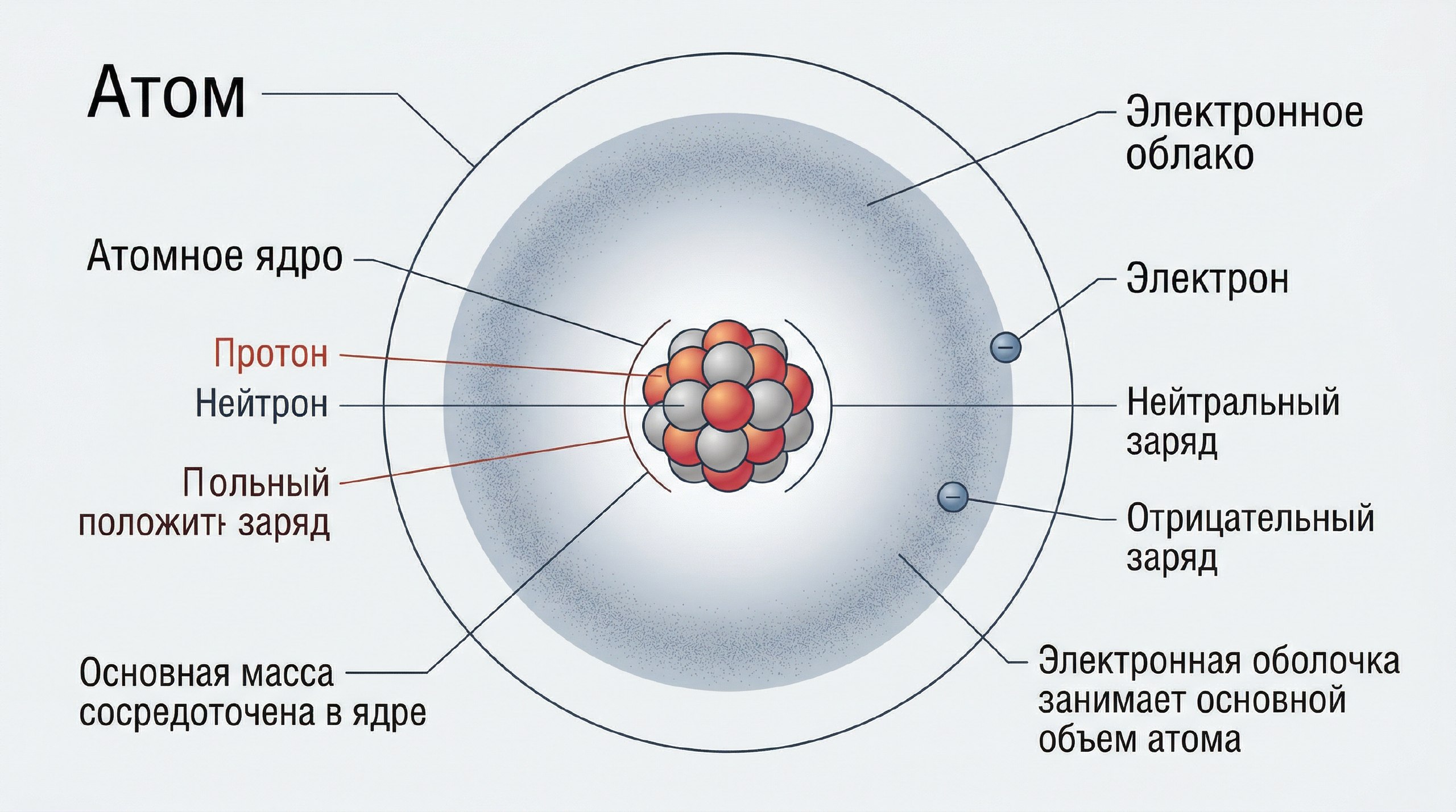 что такое протоны, нейтроны и электроны