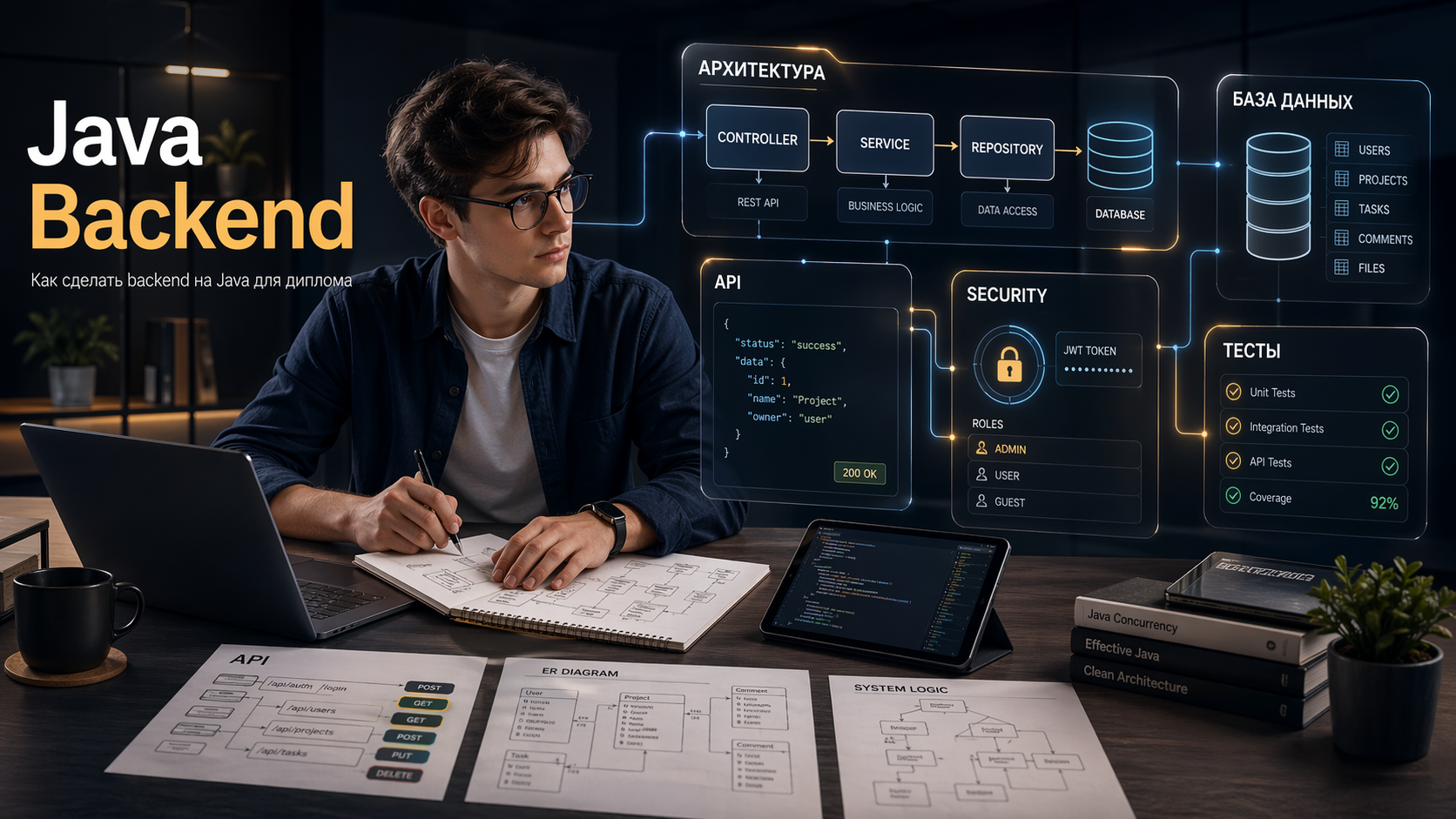 backend на Java для диплома