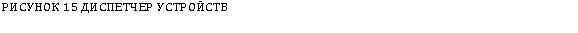 Подпись: РИСУНОК 15 ДИСПЕТЧЕР УСТРОЙСТВ