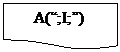 Блок-схема: документ: A(“;I;”)

