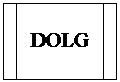 Блок-схема: типовой процесс: DOLG