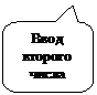 Скругленная прямоугольная выноска: Ввод второго числа