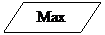Блок-схема: данные:   Max
