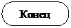 Блок-схема: знак завершения: Конец