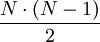 {N\cdot (N-1) \over 2}