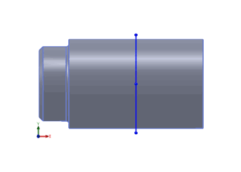 Процес створення деталі в системі SolidWorks. 4 кадри із затримкой 1 секунда. 350 * 250. Зроблено у Adobe ImageReady