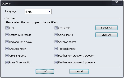 Рис.4 Діалог опцій