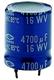 Конденсатор 4700 мкФ/16 В