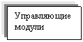 Подпись: Управляющие модули