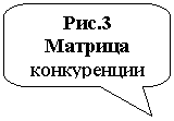 Скругленная прямоугольная выноска: Рис.3
Матрица 
конкуренции
