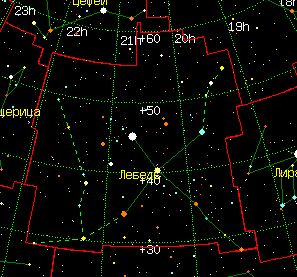 Созвездие Лебедь