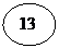 Овал: 13