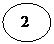 Овал:  2