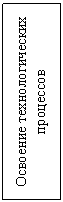 Подпись: Освоение технологических процессов