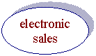 Овал: electronic
sales
