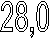 28,0