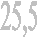 25,5