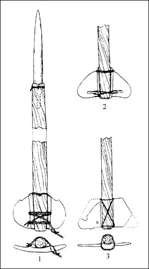 2. Реконструкция использования «бабочковидных изделий» поселения Хэмуду [по: 12].
