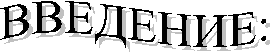 ВВЕДЕНИЕ: