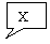 Прямоугольная выноска: X