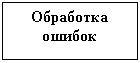 Подпись: Обработка ошибок