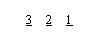 Подпись: 3    2    1
