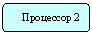 Блок-схема: альтернативный процесс: Процессор 2