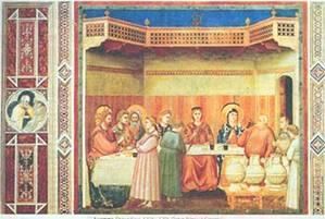 Джотто. Брак в Кане. 1304-1306. Падуя. Капелла Скровеньи