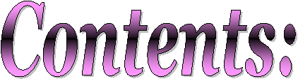 Contents:
