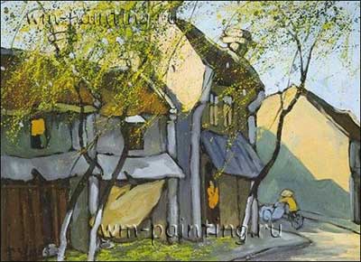 Ле Тханх, Деревья осенью, частная галерея в Ханое