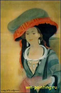 Современная вьетнамская живопись на шёлке, Май Лонг, 