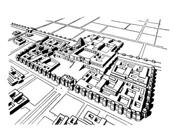 Дворец Саргона II в Дур-Шаррукине. Реконструкция