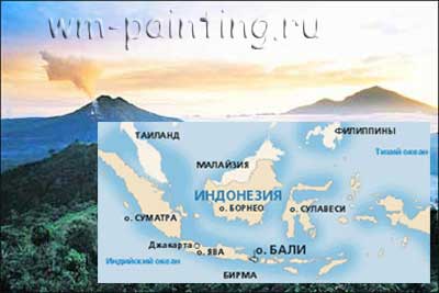 Гора Гунунг, Бали, Индонезия