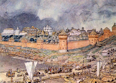 А. М. Васнецов. Московский Кремль при Иване III
