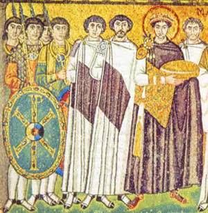 Мозаика церкви Сан-Витале в Равенне. VIв.