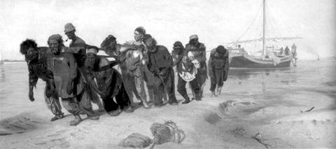 Бурлаки на Волге