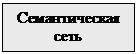 Подпись: Семантическая сеть
