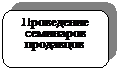 Скругленный прямоугольник: Проведение семинаров продавцов