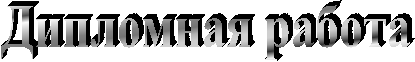 Дипломная работа