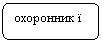 Скругленный прямоугольник: охоронник ї