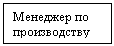 Подпись: Менеджер по производству
