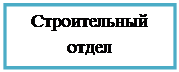 Подпись: Строительный отдел