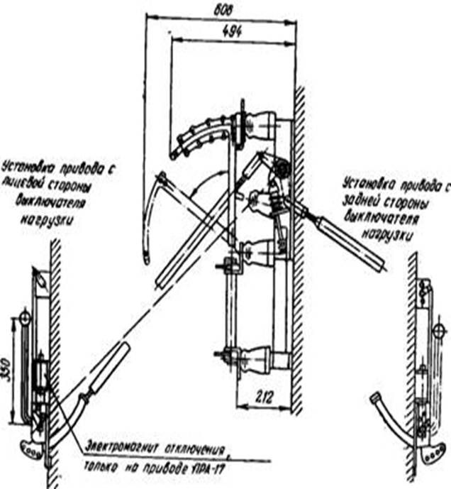 Установка выключателя нагрузки