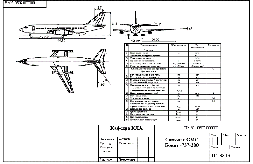 Курсовая работа по теме Анализ гидравлических систем управления элеронами и передней опоры шасси на самолете Ту-154