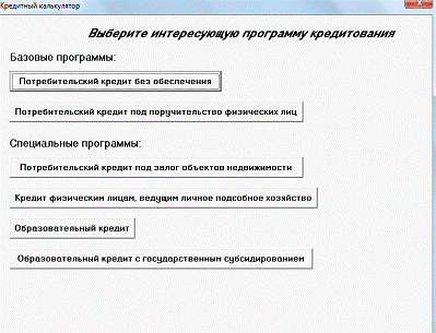 Дипломная работа: Потребительский кредит