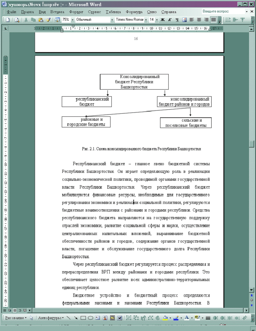 Реферат: Финансово-бюджетная система Республики Башкортостан