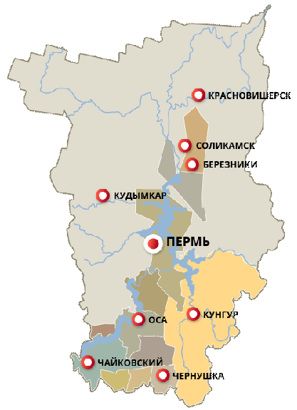Карта соликамск калийная 152