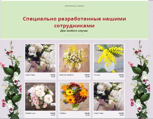Курсовая работа по теме Разработка сайта интернет-магазина цветов