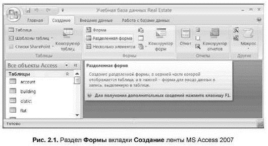 Курсовая работа по теме Определение сферы применения MS Access