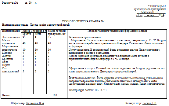  Отчет по практике по теме Организация работы в ресторане 'Иртыш'